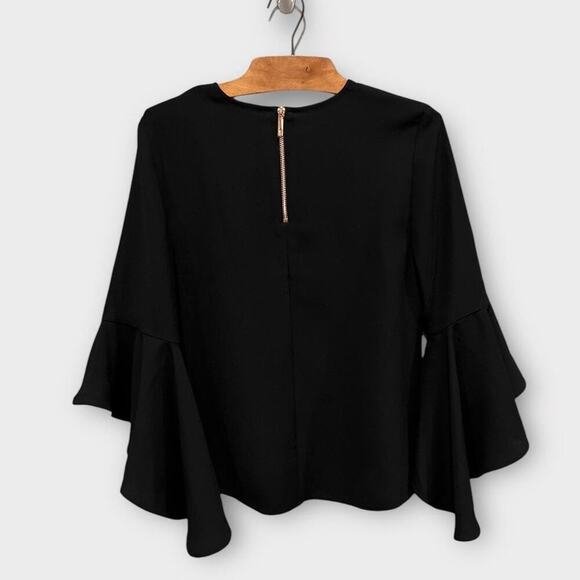 Ted Baker London Juula Waterfall-Sleeve Top Size 1 - Picture 2 of 7